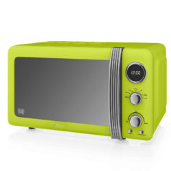 Swan Retro 800w Digital Microwave - Lime